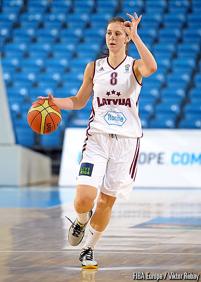 Renate Reine, internationale lettonne chez les jeunes, rejoint l'USc (photo : FIBA)