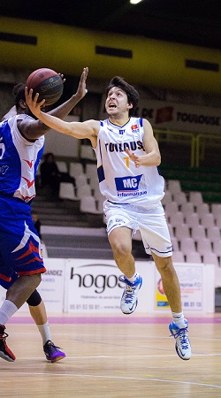 Pascal Tajan et les Toulousains ont été performants à Tours sans toutefois pouvoir l'emporter (photo : Guillaume Poumarede)