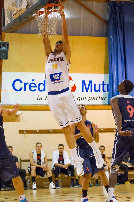 Elie Fedensieu a rendu une copie prometteuse ce samedi face aux JSA (photo : Sébastien Clavaud)