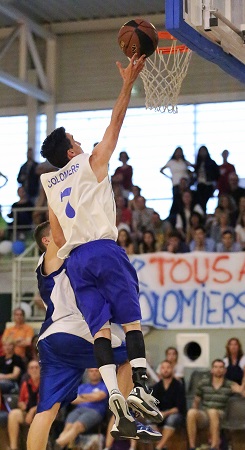 Florian Coelho et les Columérins n'ont pu stopper Tarbes (photo : Guillaume Poumarede)