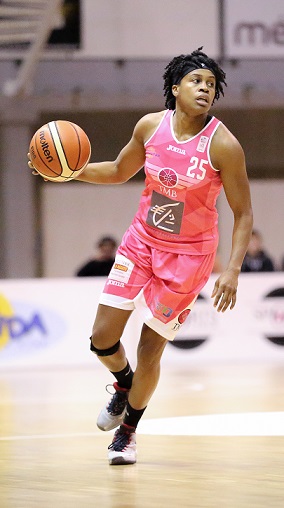 Leah Metcalf et les Toulousaines ont lâché dans les derniers instants (photo : Guillaume Poumarede)